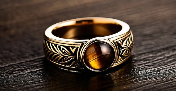 Bague homme : l'élégance intemporelle de l'œil de tigre